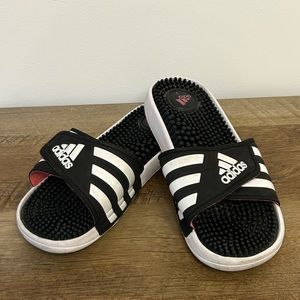 Ladies Adidas Velcro Adissage Slides